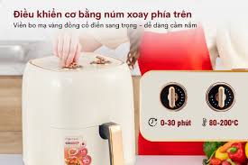 Nồi chiên không dầu 6.5L nhập khẩu Fujihome A6W, nồi chiên cơ 6.5 Lít tự ngắt chống dính cao cấp